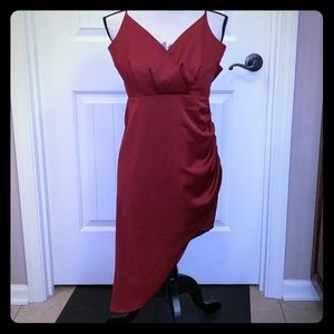 NWT BCBG Generation burgandy dress,sz 0
